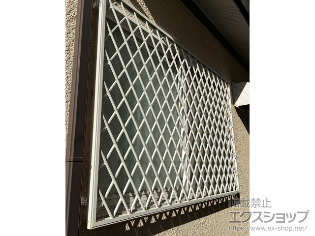 神奈川県横浜市のの面格子・窓格子 アルミ面格子 ヒシクロス 施工例