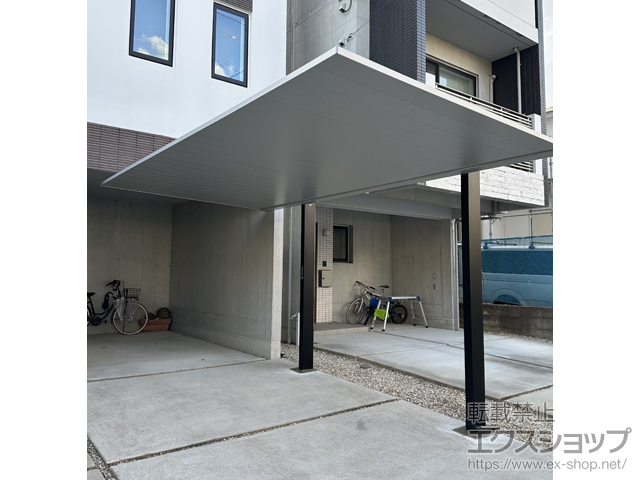 愛知県岡崎市ののカーポート プレーンルーフ 600タイプ 1台用 単体セット 施工例