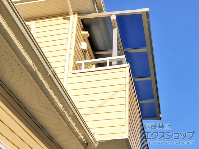 愛知県豊橋市ののテラス屋根 プレシオステラスII F型 テラスタイプ 単体 積雪〜20cm対応 施工例