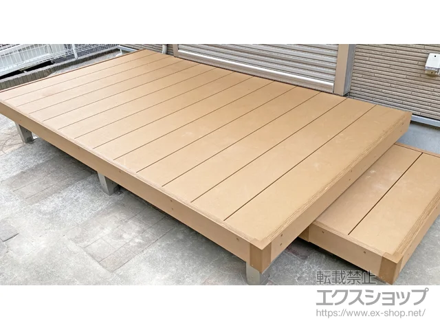 ��t����Ԕ����s�̂̃E�b�h�f�b�L�A���u�E���[�E���O�q�ɁA�J�[�|�[�g ���E�b�h�f�b�L 200�{�Ɨ��� ���E�b�h�X�e�b�v2�^�~1�Z�b�g �{�H��