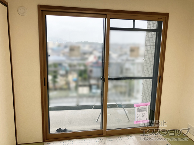 福岡県春日市のの二重窓（内窓） プラマードU 引違い窓 2枚建 施工例