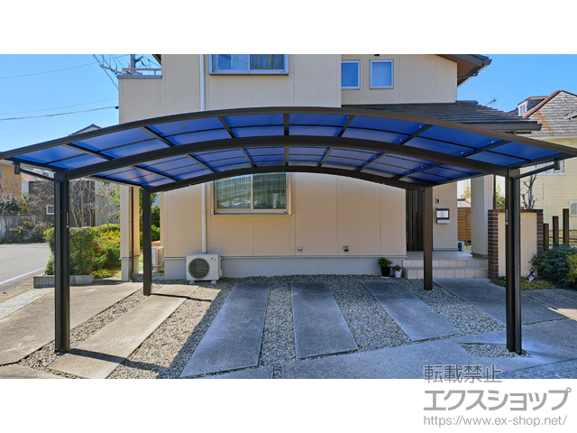 熊本県熊本市ののカーポート アリュース ツイン　積雪〜20cm対応 施工例