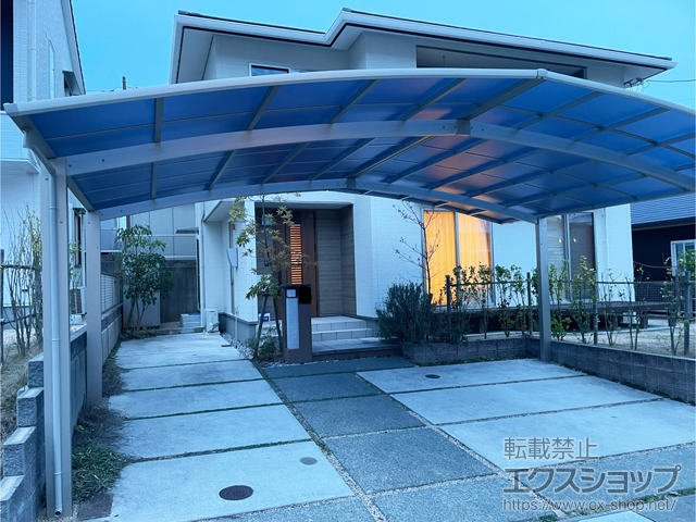 山口県山口市ののカーポート アリュース トリプル　積雪〜20cm対応 施工例