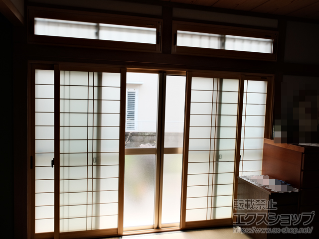 福岡県福岡市のの二重窓（内窓） プラマードU 引違い窓 4枚建 施工例