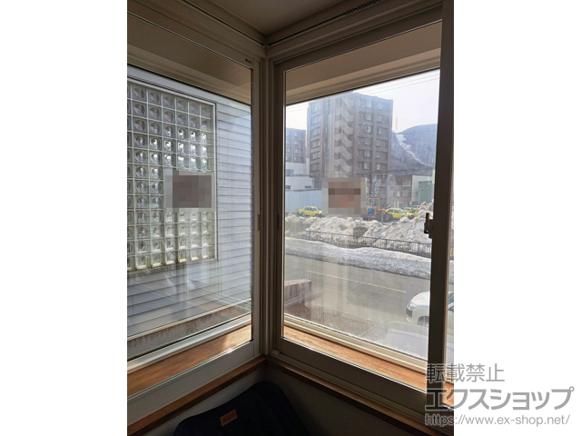 北海道札幌市のの二重窓（内窓） インプラス 引違い窓 2枚建 施工例
