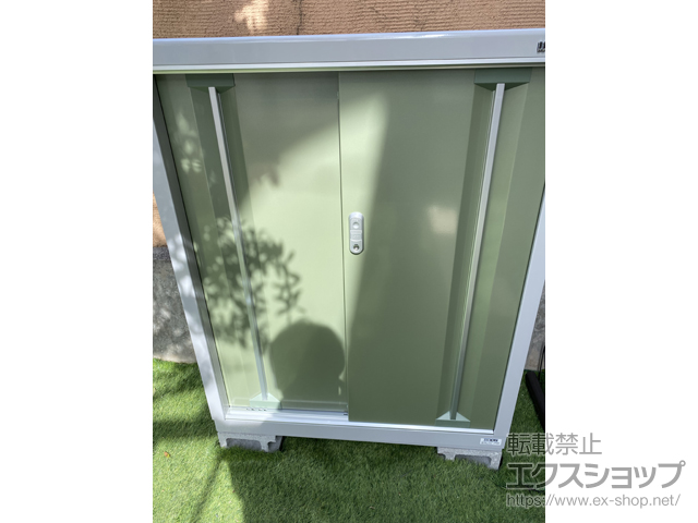 大阪府堺市のの物置・屋外倉庫 シンプリー 一般型 900×415×1103 MJX-094B-P-JG 施工例