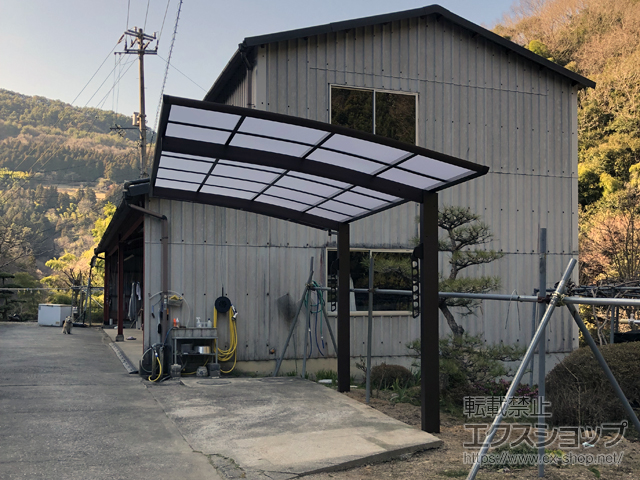 香川県高松市ののカーポート プレシオスポート 積雪〜20cm対応 施工例