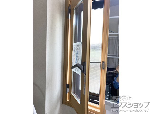 宮城県仙台市のの二重窓（内窓） インプラス 開き窓 外観右吊元 施工例