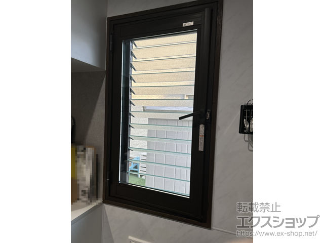 愛知県丹羽郡扶桑町のの二重窓（内窓） インプラス 開き窓 外観右吊元 施工例