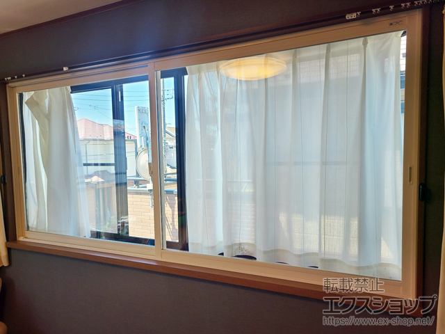 神奈川県厚木市のの二重窓（内窓） インプラス 引違い窓 2枚建 施工例