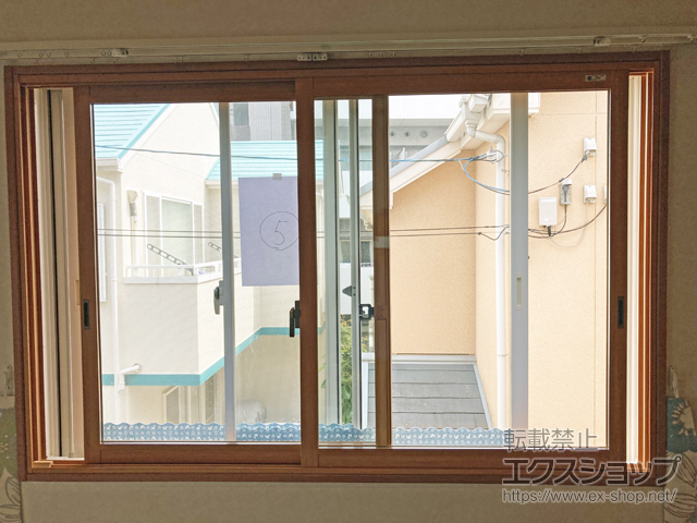 兵庫県西宮市のの二重窓（内窓） インプラス 引違い窓 2枚建 施工例