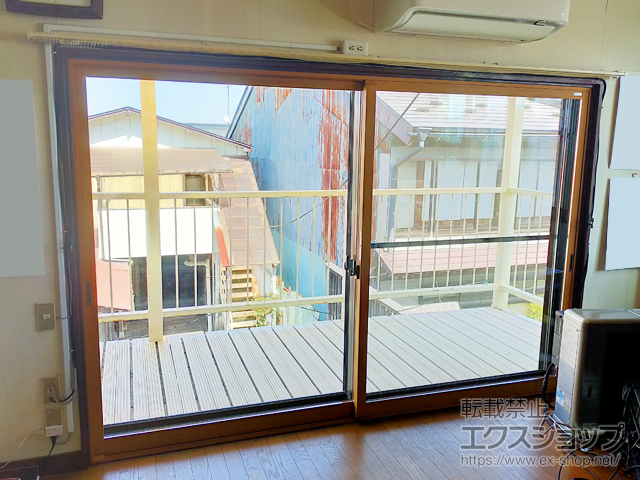 青森県八戸市のの二重窓（内窓） インプラス 引違い窓 2枚建 施工例