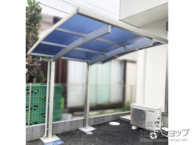 千葉県松戸市ののサイクルポート・駐輪場 プレシオスポート ミニ 積雪〜20cm対応 施工例