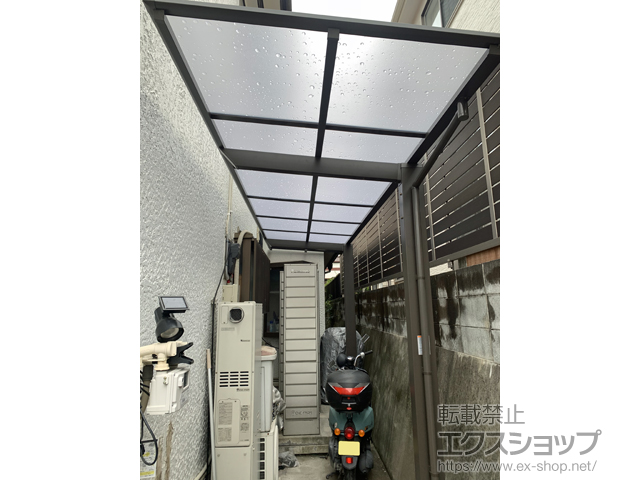 神奈川県横浜市ののサイクルポート・駐輪場 ネスカFミニ (フラットスタイル) 積雪〜20cm対応 施工例