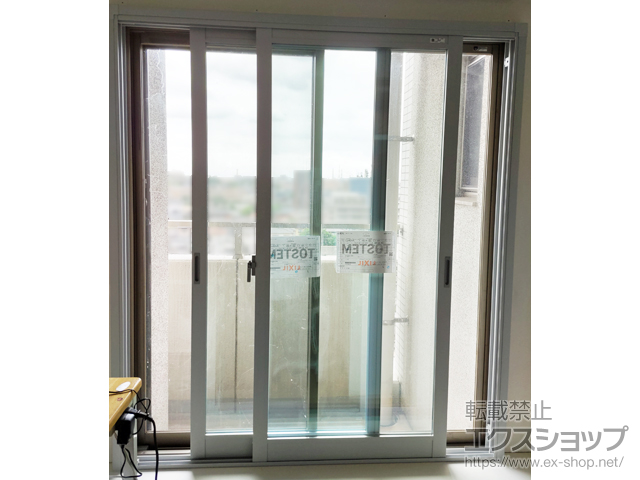 福岡県北九州市のの二重窓（内窓） インプラス 引違い窓 変則2枚建 施工例