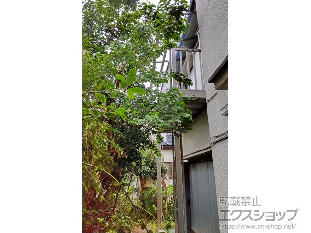 神奈川県横浜市ののバルコニー・ベランダ屋根 スピーネ F型 ビューステージHスタイル 屋根タイプ 単体 積雪〜20cm対応 施工例