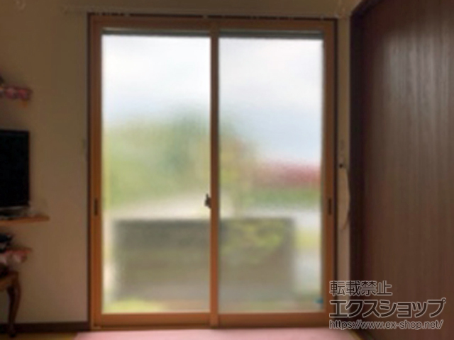 栃木県栃木市のの二重窓（内窓）、玄関ドア インプラス 引違い窓 2枚建 施工例