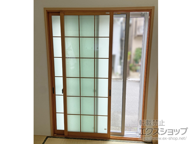 東京都武蔵野市のの二重窓（内窓）、オーニング・日よけ インプラス 引違い窓 2枚建 施工例