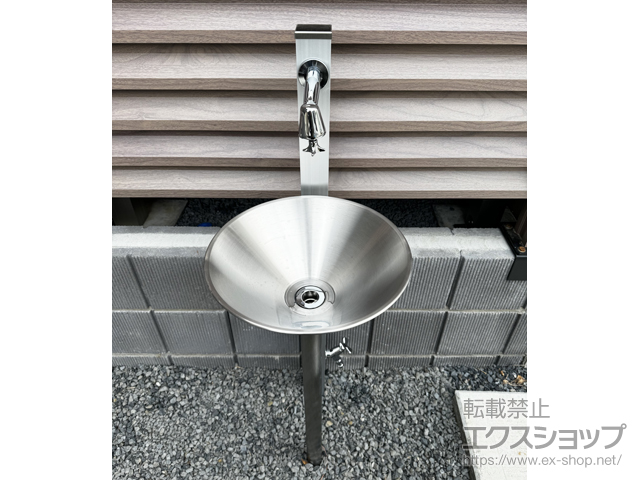 茨城県取手市のの立水栓・ガーデンシンク ガーデンシンク スプレ ハイジーン 施工例