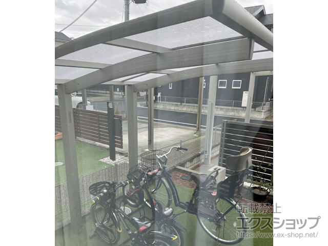 愛知県清須市ののサイクルポート・駐輪場 プレシオスポート ミニ 積雪〜20cm対応 施工例