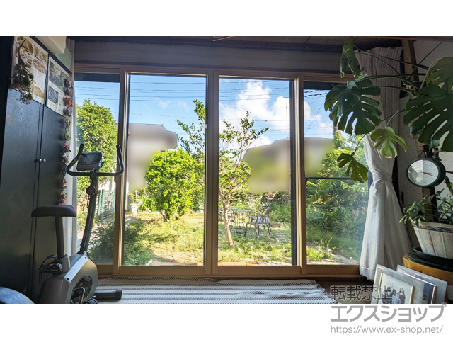 茨城県鉾田市のの二重窓（内窓） インプラス 引違い窓 2枚建 施工例