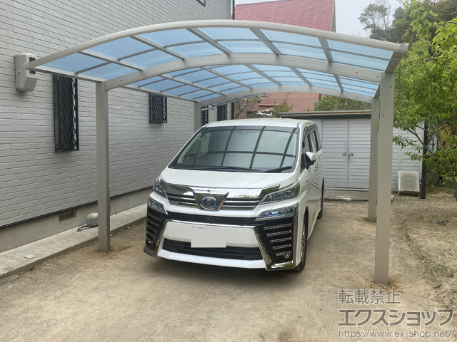 和歌山県日高郡美浜町ののカーポート アリュース ツイン　積雪〜20cm対応 施工例