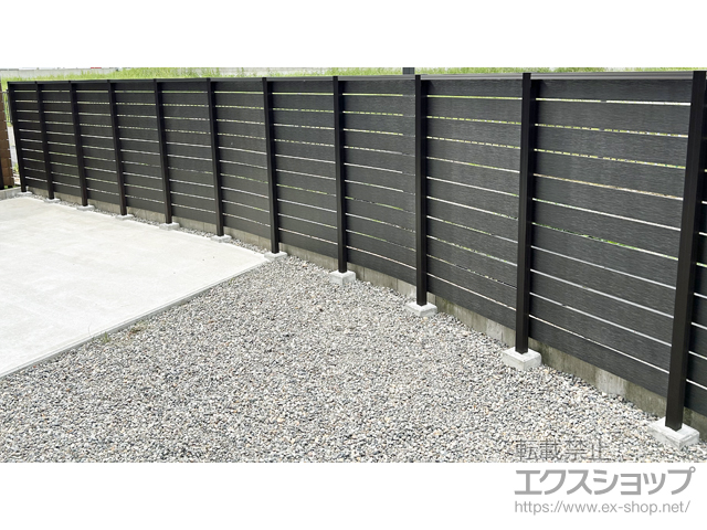石川県野々市市ののフェンス・柵 プラド/one(ワン)フェンス ジョイントあり仕様 高尺タイプ 施工例