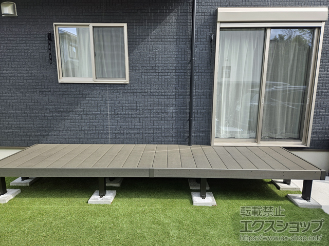 福岡県糟屋郡宇美町ののウッドデッキ リウッドデッキ 200 施工例
