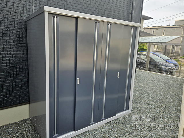 福岡県糟屋郡宇美町のの物置・屋外倉庫 シンプリー 一般型 1940×905×1903 MJX-199E-CG 施工例