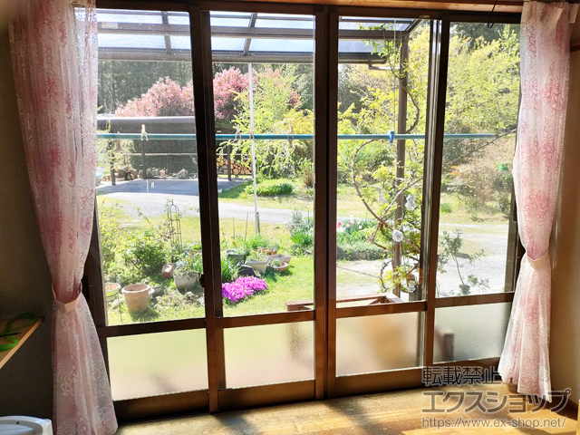 宮城県亘理郡山元町のの二重窓（内窓） インプラス 引違い窓 4枚建 施工例