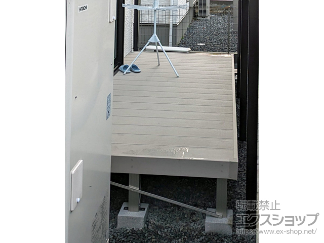 福岡県那珂川市ののウッドデッキ リウッドデッキ 200 施工例