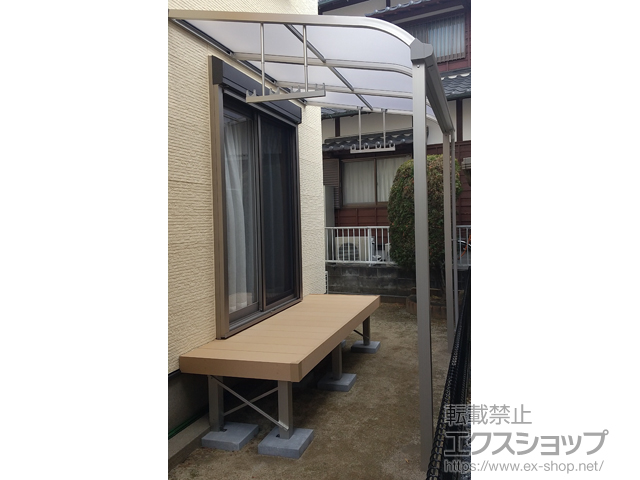 福岡県久留米市ののテラス屋根、ウッドデッキ リウッドデッキ 200 施工例