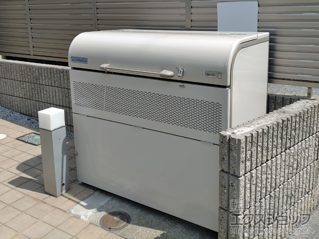 神奈川県相模原市ののゴミステーション ダストピット Uタイプ DPUB-800 800L 施工例