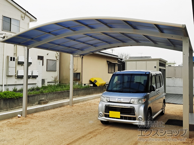 香川県高松市ののカーポート アリュース ツイン　積雪〜20cm対応 施工例