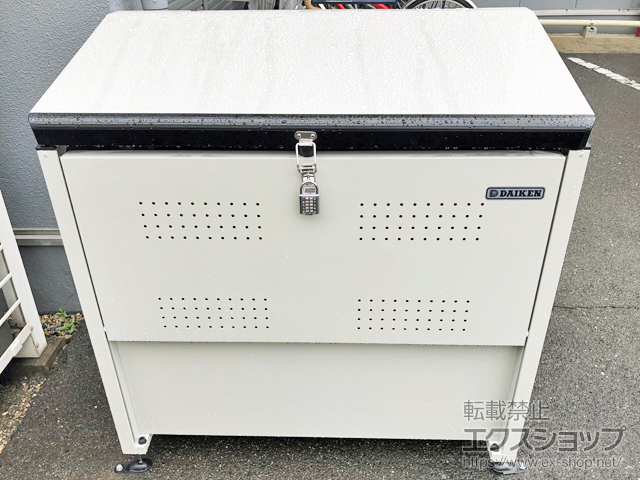 岡山県岡山市ののゴミステーション クリーンストッカー CKE-1005M型 （容量400L） 施工例