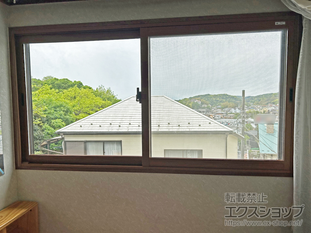 神奈川県横須賀市のの二重窓（内窓） インプラス 引違い窓 2枚建 施工例