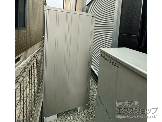 兵庫県尼崎市のの物置・屋外倉庫 エスモ 一般型 1650×774×1613（ESF-1607D） ESF-1607D-WE 施工例