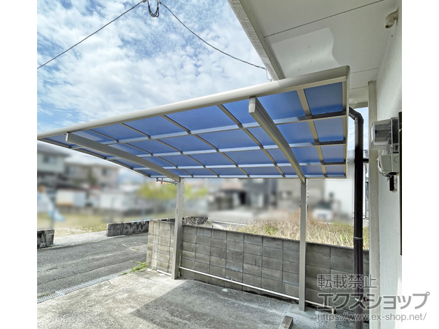 福岡県行橋市ののカーポート プレシオスポート 積雪〜20cm対応 施工例