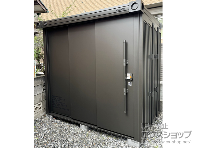 神奈川県横浜市のの物置・屋外倉庫 エルモ BEAMS DESIGN モデル 一般型（LMD-2215-BM） LMD-2215-BM 施工例