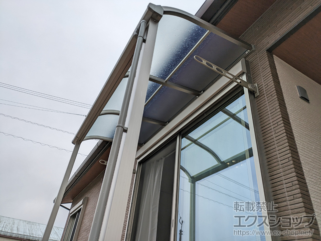 鹿児島県鹿児島市ののテラス屋根 ソラリア R型 テラスタイプ 単体 積雪〜20cm対応 施工例