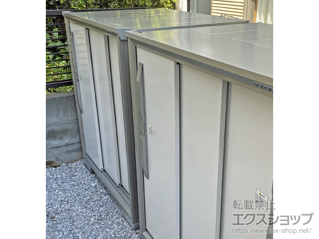 東京都東久留米市のの物置・屋外倉庫 エスモ 一般型 1065×774×1113 ESF-1007Y-TW 施工例
