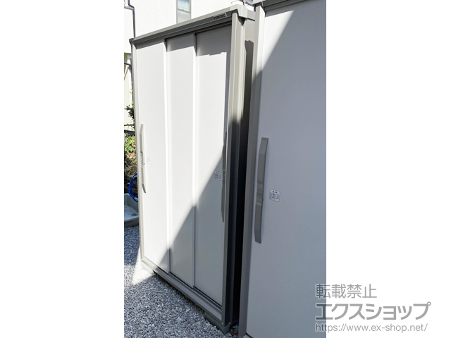 東京都東久留米市のの物置・屋外倉庫 エスモ 一般型 1800×774×1913 ESF-1807A-TW 施工例