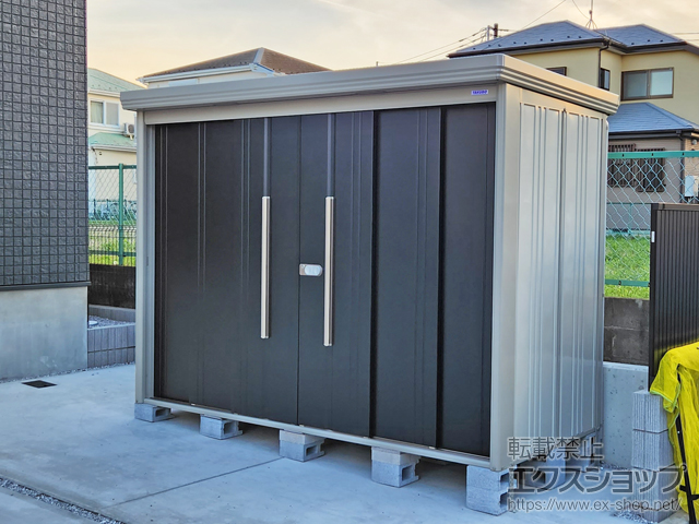 神奈川県相模原市のの物置・屋外倉庫 Mr.ストックマンダンディ 一般型 結露減少型 2900×1222×2110 ND-Z2912-N 施工例