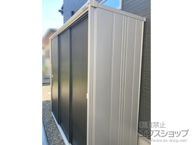 宮崎県都城市のの物置・屋外倉庫 エスモ 一般型 2100×774×1913 ESF-2107A-WE 施工例