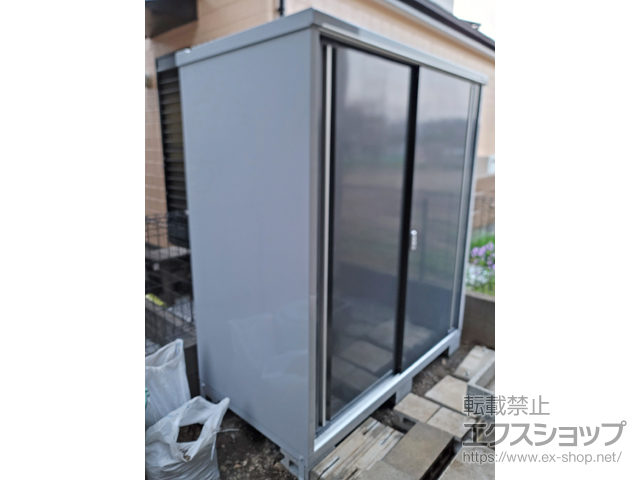埼玉県上尾市のの物置・屋外倉庫 シンプリー 一般型 1740×905×1903 MJX-179E-P-CG 施工例