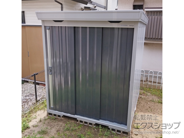 千葉県大網白里市のの物置・屋外倉庫 FORTA 一般型 1790×1790×2085 FS-1818S-CG 施工例