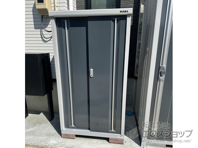 宮城県仙台市のの物置・屋外倉庫 シンプリー 一般型 900×615×1603 MJX-096D-CG 施工例
