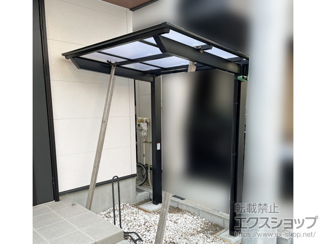 埼玉県さいたま市ののサイクルポート・駐輪場 ネスカFミニ (フラットスタイル) 積雪〜20cm対応 施工例