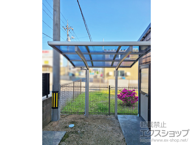 山口県防府市ののサイクルポート・駐輪場 プレシオスポート ミニ 積雪〜20cm対応 施工例