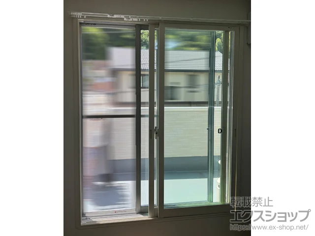 広島県呉市のLIXIL リクシル（トステム）の内窓（二重窓・二重サッシ） インプラス 引違い窓 2枚建 施工例